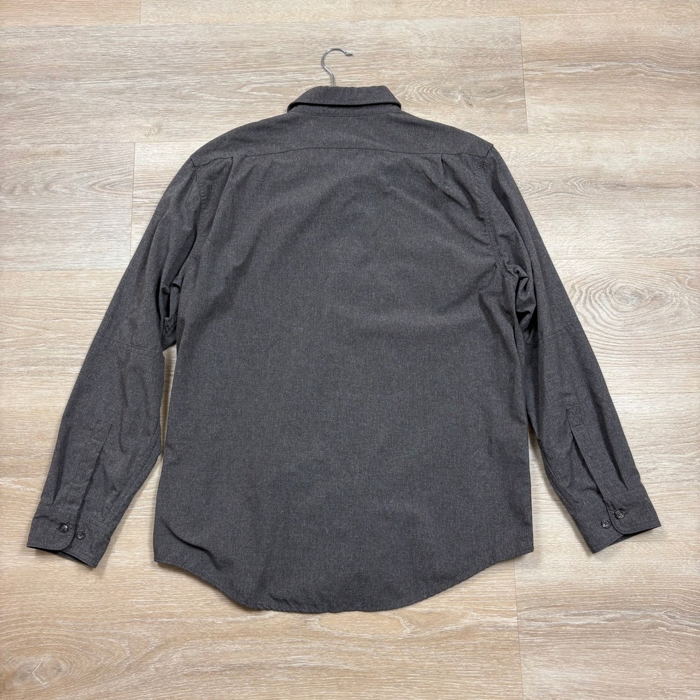 Filson Long Sleeve Button Down Shirt Men's Large Color Brown - Picture 6 of 7